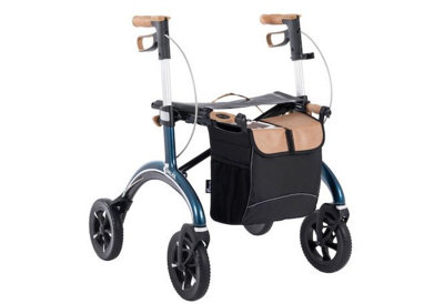 The Ramp People Saljol Carbon Fibre RollatorBlueSmall Folding Lightweight from B&Q