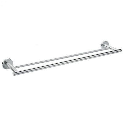 Hansgrohe Logis Universal Double Bath Towel Rail from B&Q