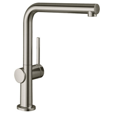 Hansgrohe Talis M54 Kitchen Mixer Tap Single Lever Swivel Spout Stainless Steel from B&Q