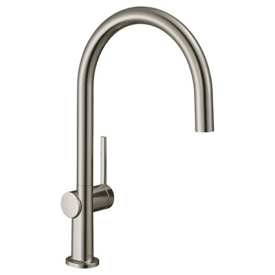 Hansgrohe Talis Kitchen Sink Mixer Tap Single Lever Swivel Spout Stainless Steel from B&Q