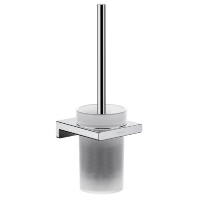 Hansgrohe Addstoris Wall Mounted Toilet Brush Holder Chrome Modern41752000 from B&Q