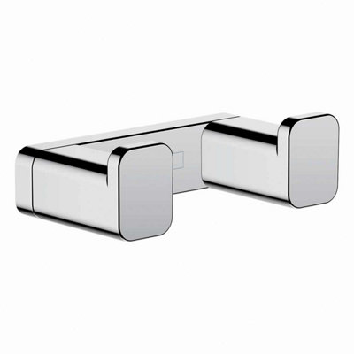 Hansgrohe Addstoris Double Robe Hook Chrome from B&Q