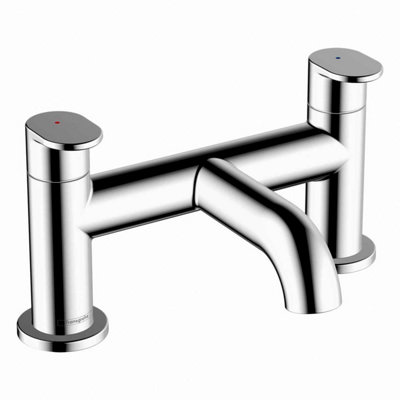 Hansgrohe Vernis Blend Deck Mounted Bath Mixer Tap In Chrome71442000 from B&Q