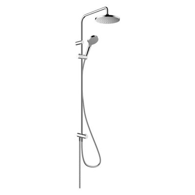 Hansgrohe Vernis Blend Riser Kit Round Drencher Head Handset Adjustable Chrome from B&Q