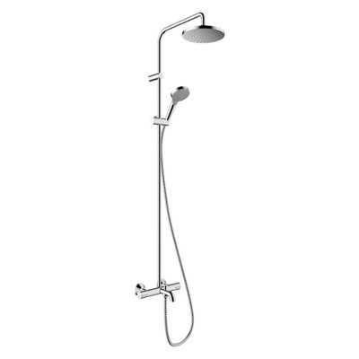 Hansgrohe Vernis Blend Thermostatic Mixer Shower Handset Head Valve Bath Spout from B&Q