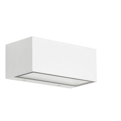 Telefunken Integrated Led White Outdoor Wall Light from B&Q