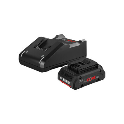 Bosch Pro Starter Set 1 X Procore18V 4.0Ah + Gal 18V-40 Carton Box 1600A01U7V from B&Q