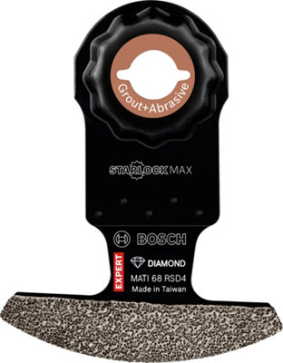 Bosch Professional Starlockmax Diamond Semi-Segment Grout & Abrasive Mati68Rsd41 Piece from B&Q