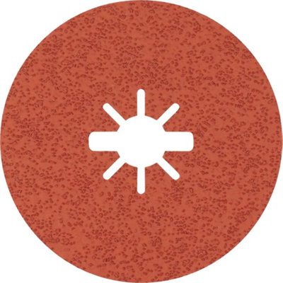 Bosch Professional Expert R782 Prisma Ceramic X-Lock Fibre Disc115mmG365-Pc22.23mm from B&Q