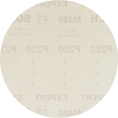 Bosch Professional Expert M480 Sanding Net125mm Random Orbital SandersG 220 (50-Pc) from B&Q