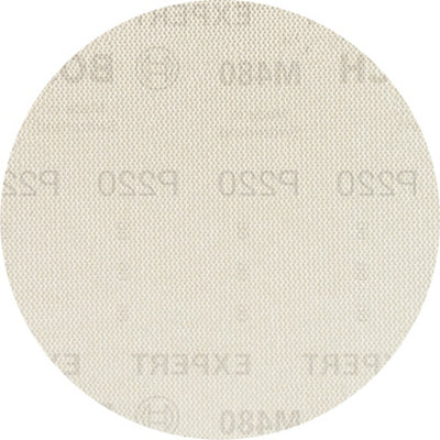 Bosch Professional Expert M480 Sanding Net150mm G 220 (50-Pc) For Random Orbital Sanders from B&Q