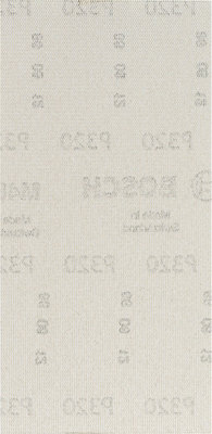 Bosch Professional Expert M480 Sanding Net For Orbital Sanders93 X 186 mmG 320 from B&Q