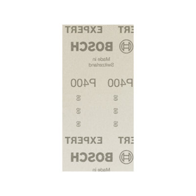 Bosch Professional Expert M480 Sanding Net For Orbital Sanders93 X 186 mmG 400 from B&Q