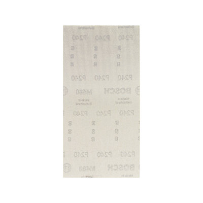 Bosch Professional Expert M480 Sanding Net For Orbital Sanders115 X 230 mmG 240 from B&Q