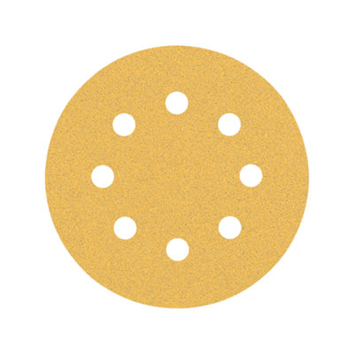 Bosch Professional Expert C470 Sandpaper115mm8 HolesG 80 For Random Orbital Sanders from B&Q