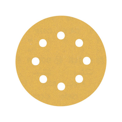 Bosch Professional Expert C470 Sandpaper115mm8 HolesG 180 For Random Orbital Sanders from B&Q