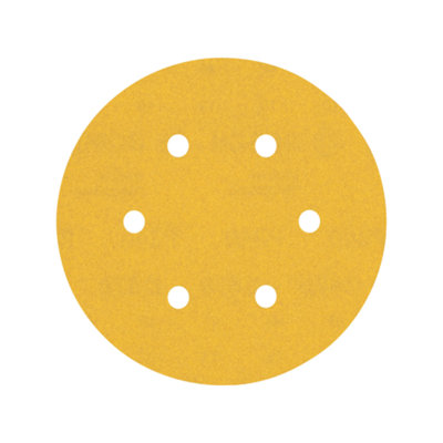 Bosch Professional Expert C470 Sandpaper150mm6 HolesG 240 For Random Orbital Sanders from B&Q