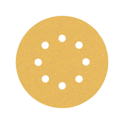 Bosch Professional Expert C470 Sandpaper125mm8 HolesG 80 For Random Orbital Sanders from B&Q