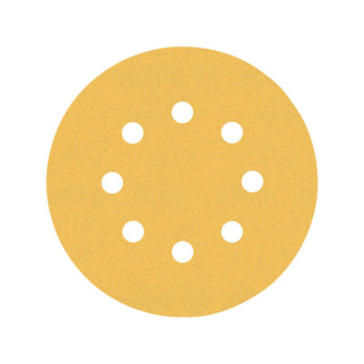 Bosch Professional Expert C470 Sandpaper125mm8 HolesG 120 For Random Orbital Sanders from B&Q