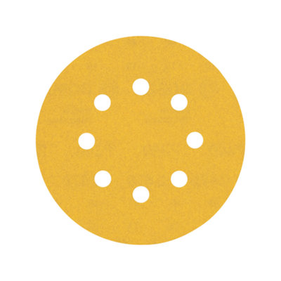 Bosch Professional Expert C470 Sandpaper125mm8 HolesG 240 For Random Orbital Sanders from B&Q