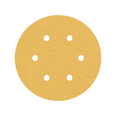 Bosch Professional Expert C470 Sandpaper150mm6 HolesG 80 For Random Orbital Sanders from B&Q