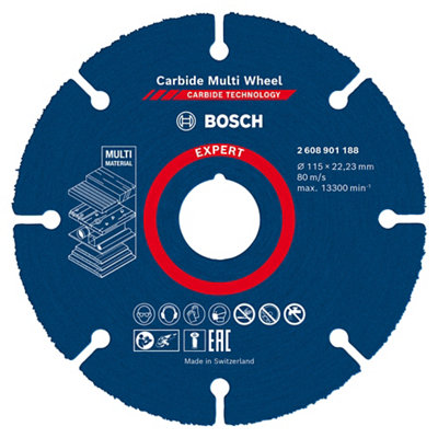 Bosch Cutting Disc 115Mm X 1Mm X 22.23Mm