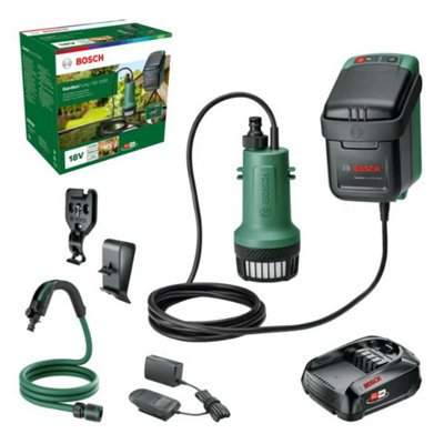 B&Q -  18V Garden Water Pump Gardenpump Rainwater 18V-2000 18V 1X 2.5Ah BatteryBosch Power For All - Image 9