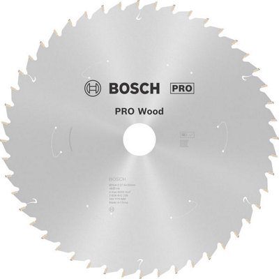 Bosch Pro Wood Cordless Circular Saw Blade 254 X 2.2 X 30 mm T48 2608842239 from B&Q