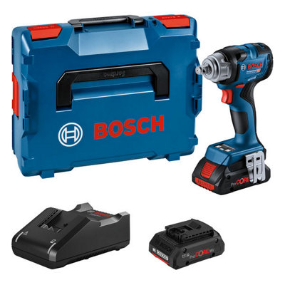 Bosch Pro Cordless Impact Wrench Gds 18V-330 Hc L-Boxx 136 06019L5071 from B&Q