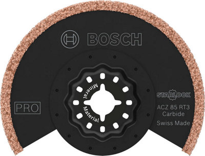 Bosch Pro Acz 85 Rt3 Grout Segment Blade 85 X 2.5 mm 10 Pcs 2608669121 from B&Q