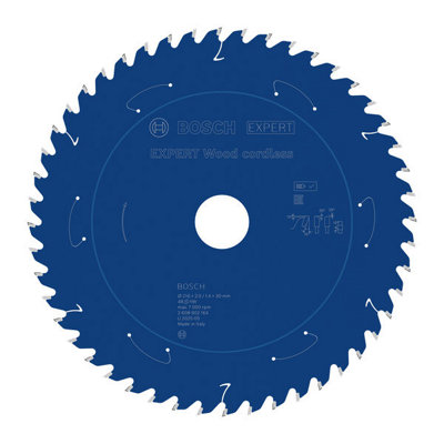 Bosch Expert Wood Cordless Circular Saw Blade 216 X 2/1.4 X 30 mm T48 2608902164 from B&Q
