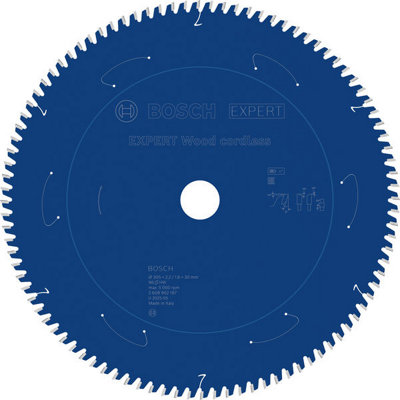 Bosch Expert Wood Cordless Circular Saw Blade 305X 2.2/1.6 X 30mm T96 2608902187 from B&Q