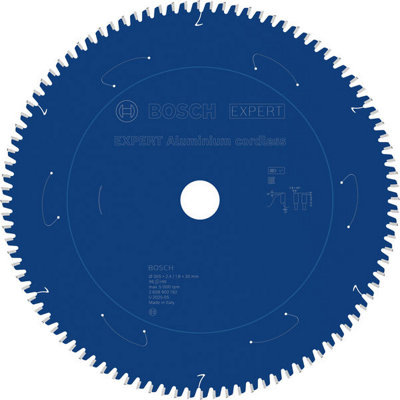 Bosch Expert Aluminium Cordless Circular Saw Blade 305 X 2.4/1.8 X 30mm T96 from B&Q