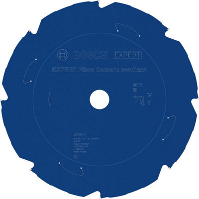Bosch Expert Fibre Cement Circular Saw Blade 305 X 2.2/1.6 X 30mm T8 2608902204 from B&Q