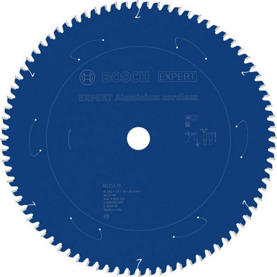 Bosch Expert Aluminium Circular Saw Blade 305 X 2.4/1.8 X 25.4mm T80 2608902247 from B&Q