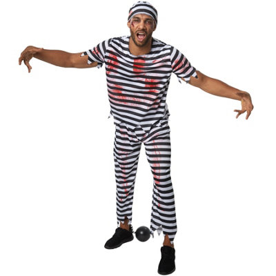 B&Q -  Scary Jailbird 302282Black/white L