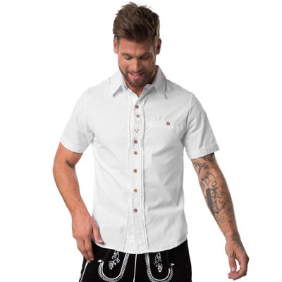 B&Q -  Bastl ShirtOktoberfest Costume For Men -302993White Xl
