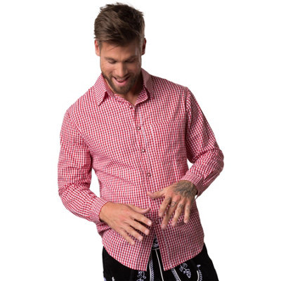 B&Q -  Ferdl ShirtOktoberfest Costume For Men -303016Red/white M