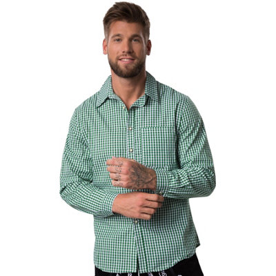 B&Q -  Siggi ShirtOktoberfest Costume For Men -303023Green/white Xl