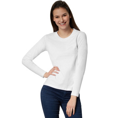 B&Q -  Women  Long-Sleeved Top -304104White Xxl