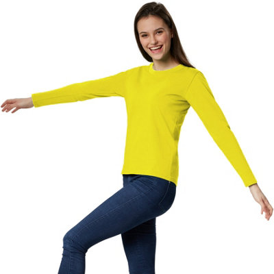 B&Q -  Women  Long-Sleeved Top -304116Yellow M