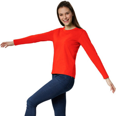 B&Q -  Women  Long-Sleeved Top -304123Red Xl
