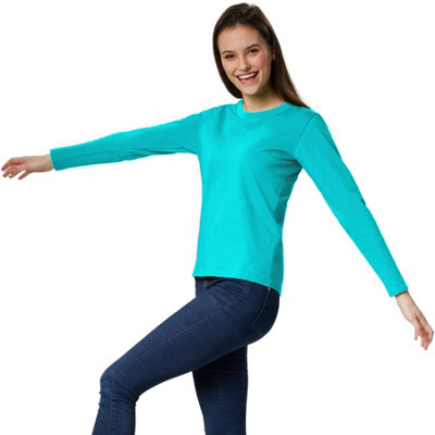 B&Q -  Women  Long-Sleeved Top -304159Turquoise Xxl