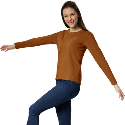 B&Q -  Women  Long-Sleeved Top -304160Brown S