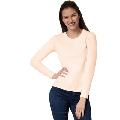B&Q -  Women  Long-Sleeved Top -304167Skin Color L