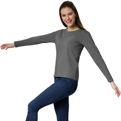 B&Q -  Women  Long-Sleeved Top -304171Grey M