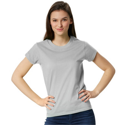 B&Q -  T-ShirtPlain Top For Women -304231Light Grey M