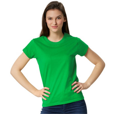 B&Q -  T-ShirtPlain Top For Women -304246Green M
