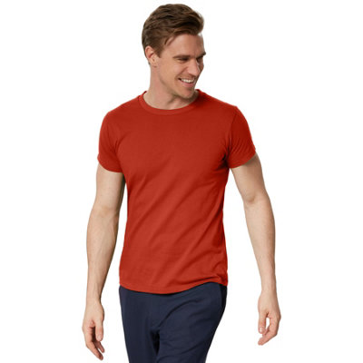 B&Q -  T-ShirtBasic Top For Men -304263Burgundy Xl