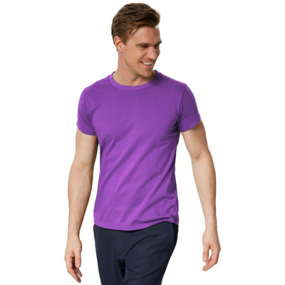 B&Q -  T-ShirtBasic Top For Men -304276Purple M